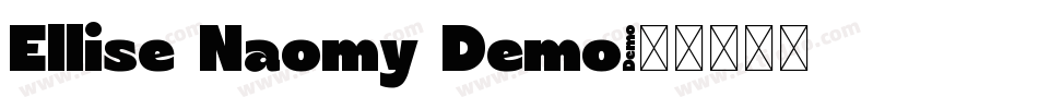 Ellise Naomy Demo字体转换